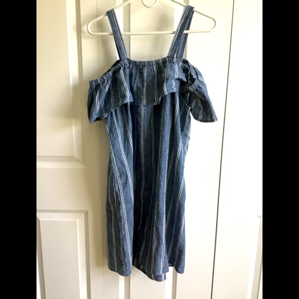 J Crew lightweight denim mini dress size XL new